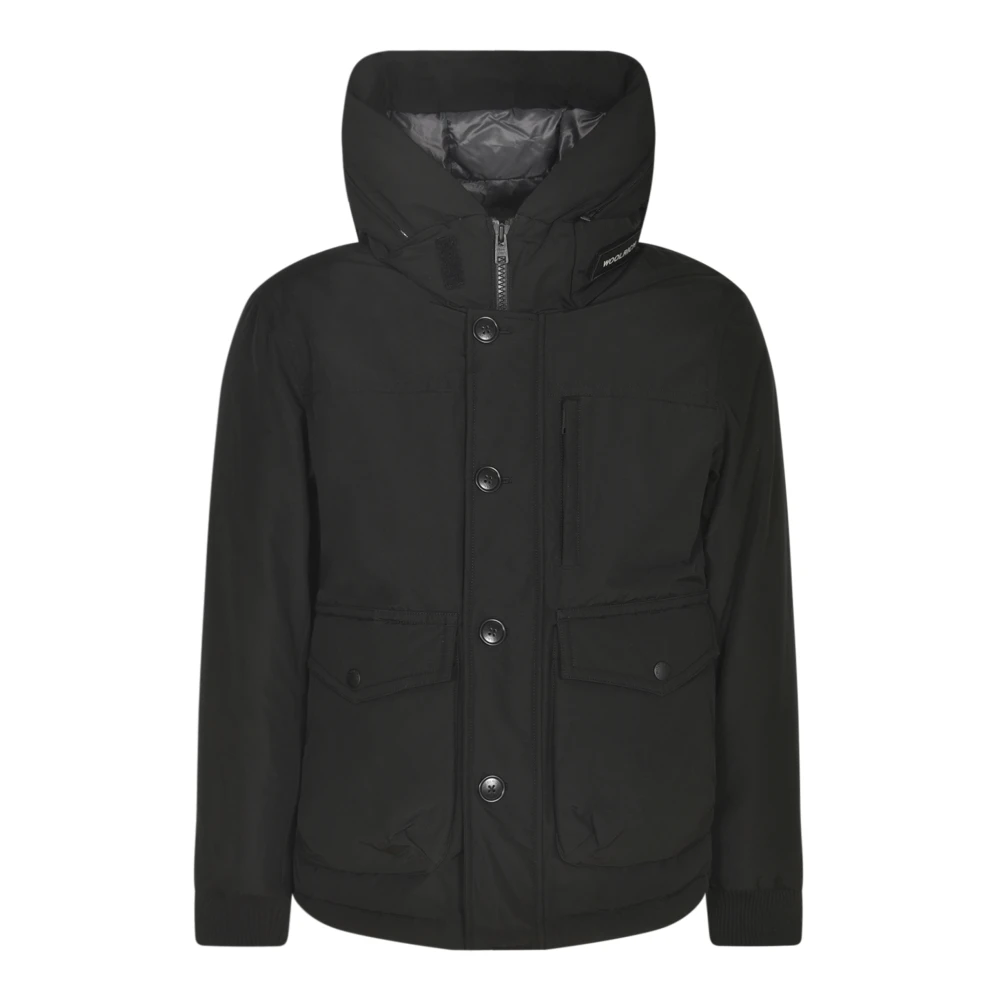 Woolrich Zwarte Winterjassen Black Heren