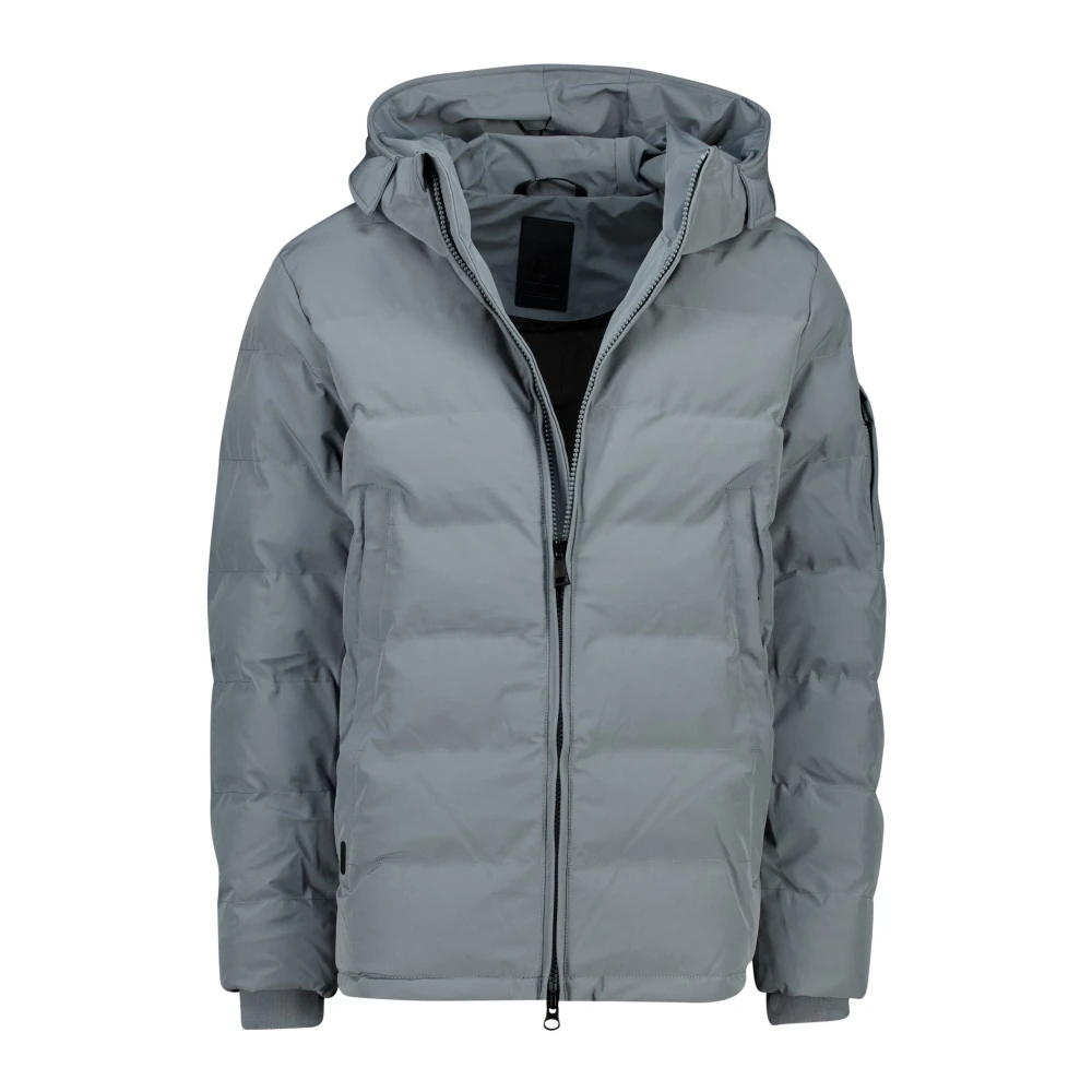 Airforce Winterjas Blauw Stijlvol Warm Blue Heren