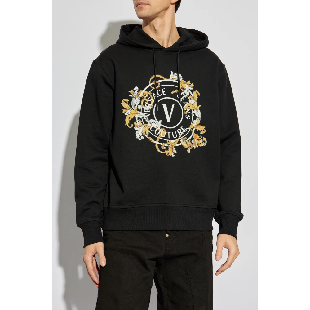Versace Jeans Couture Hoodie Black Heren
