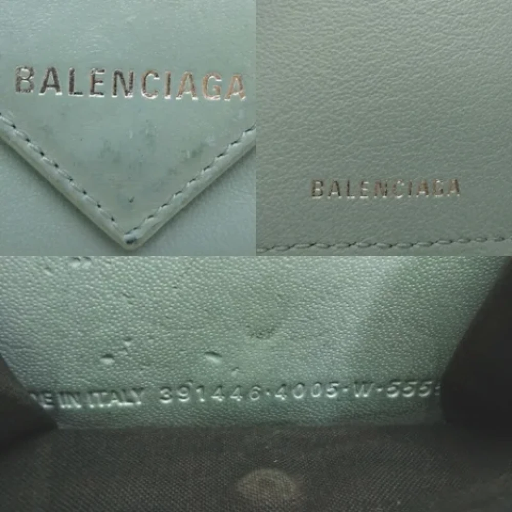 Balenciaga Vintage Pre-owned Leather wallets Blue Dames