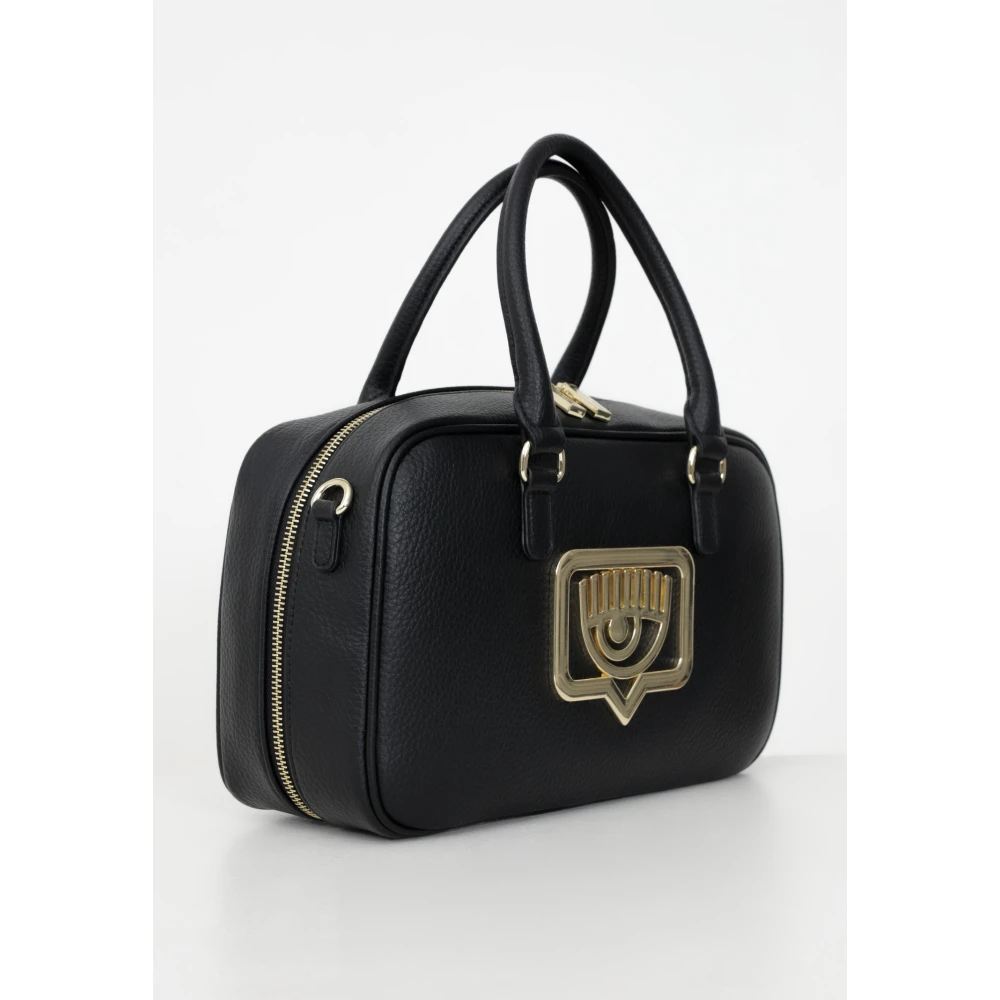 Chiara Ferragni Collection Zwarte Shopper Tas Eyelike Logo Black Dames