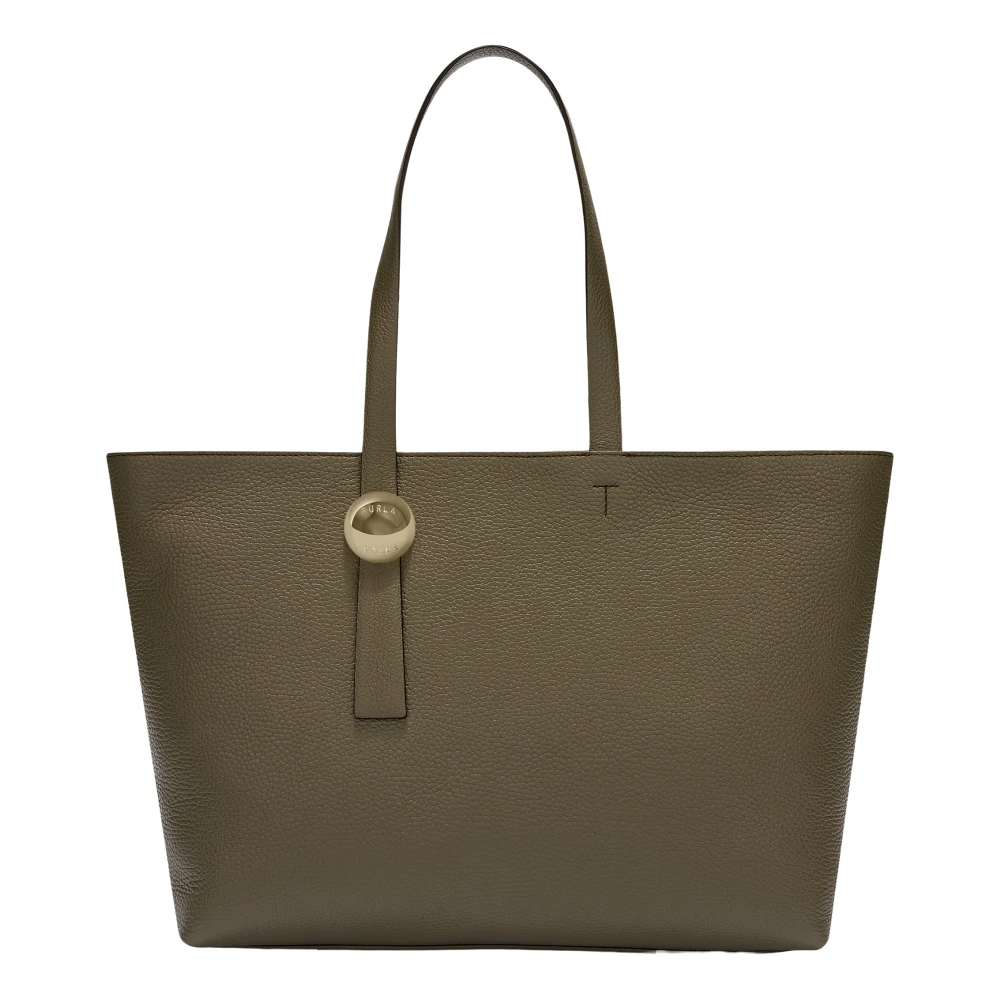 Furla Grote shopper tas Gray Dames