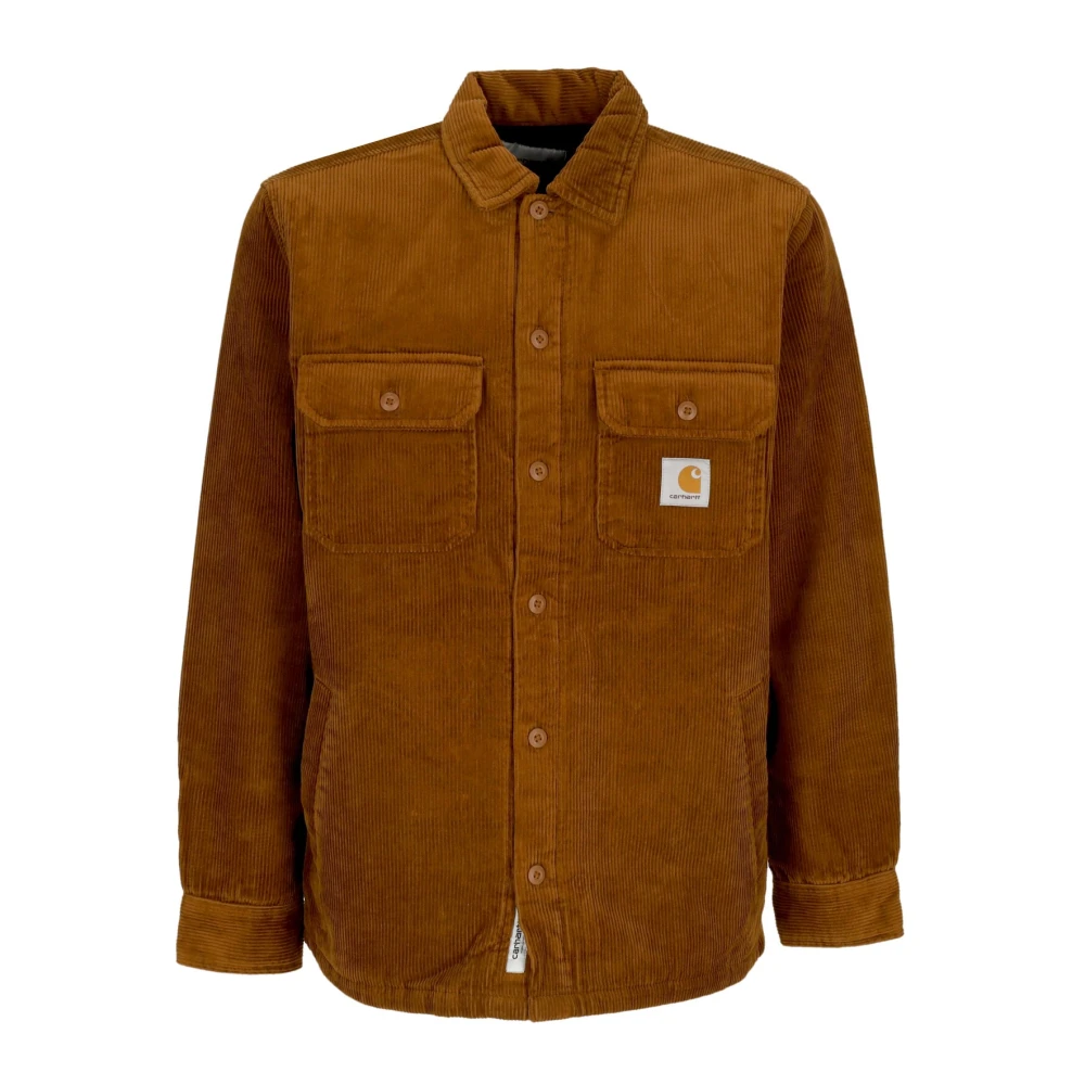 Carhartt WIP Whitsome Shirt Jacket Werkkleding Jas voor Mannen Brown Heren
