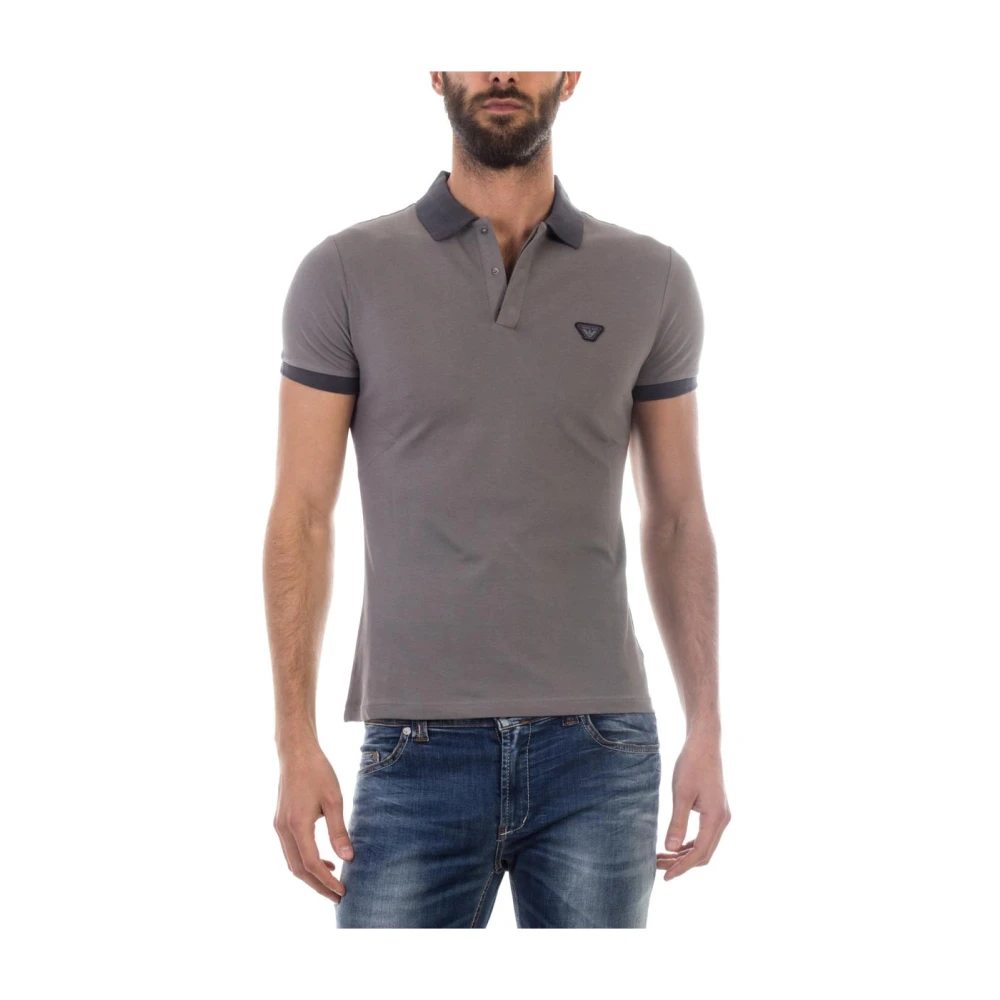 Armani Jeans Polo Shirts Gray, Herr