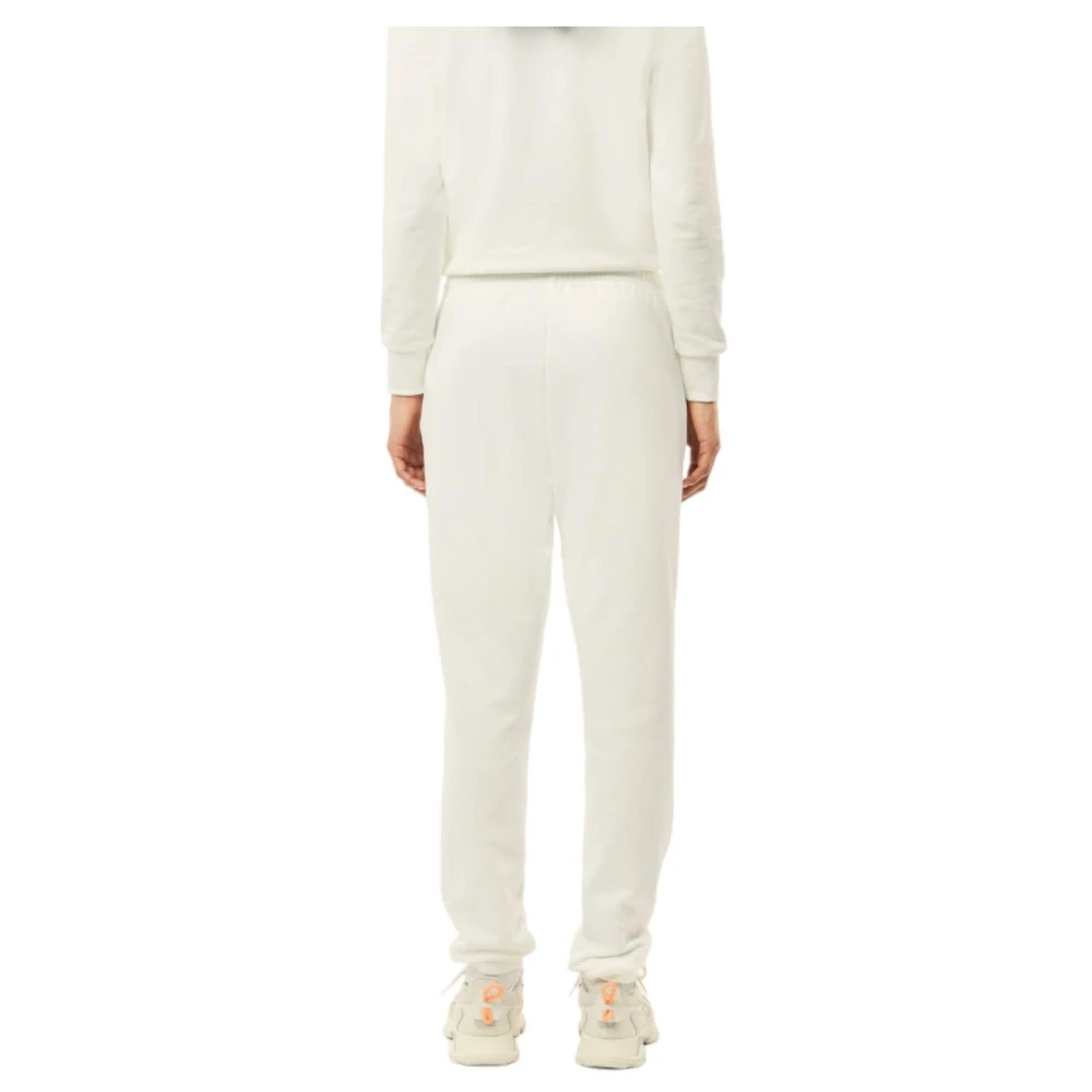 Lacoste Sportieve trainingsbroek met iconische details Beige Dames