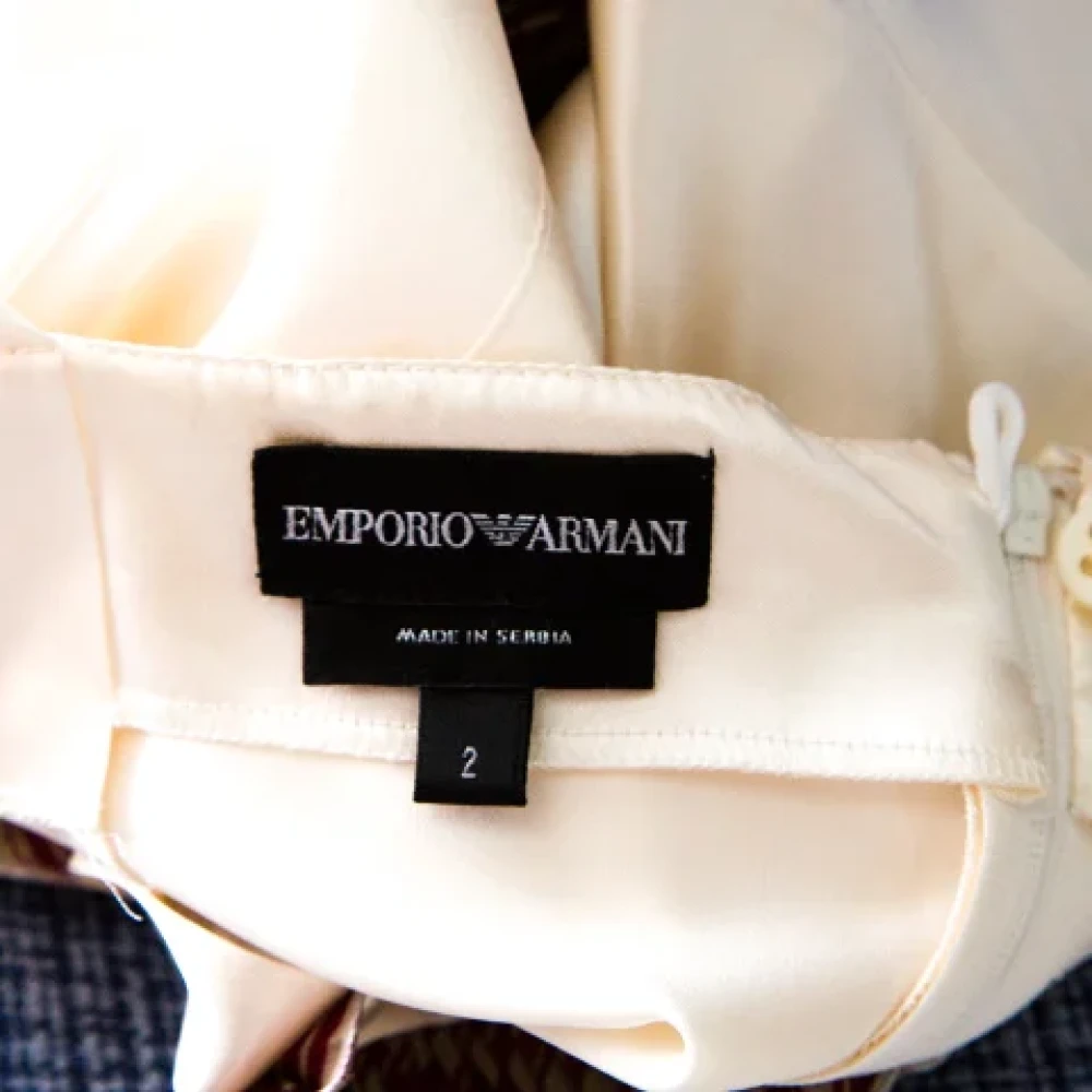 Armani Pre-owned Silk tops Multicolor Dames