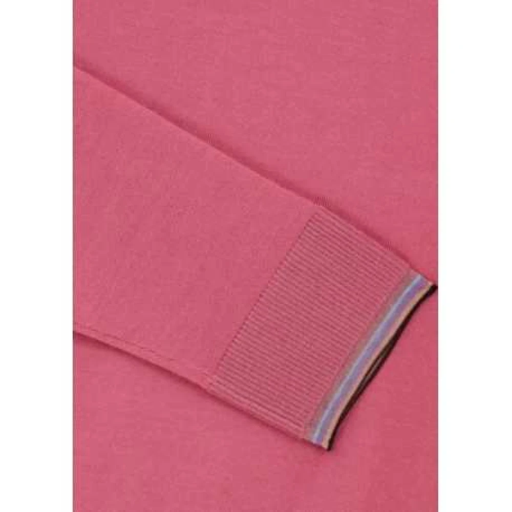 Paul Smith Gestreepte ronde hals gebreide trui Pink Dames