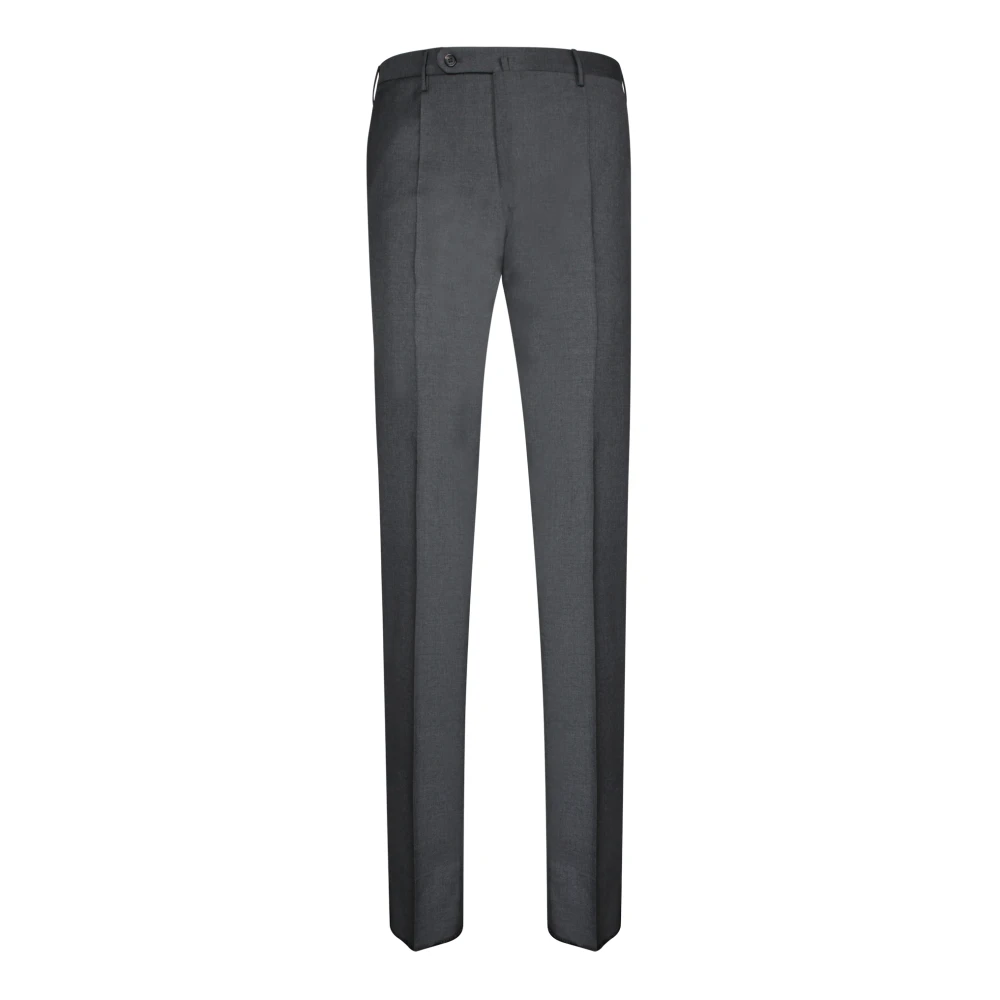 Incotex Men's Gray Grey Wool Trousers Modern Professional - Suit Trousers - 3XL - Trousers