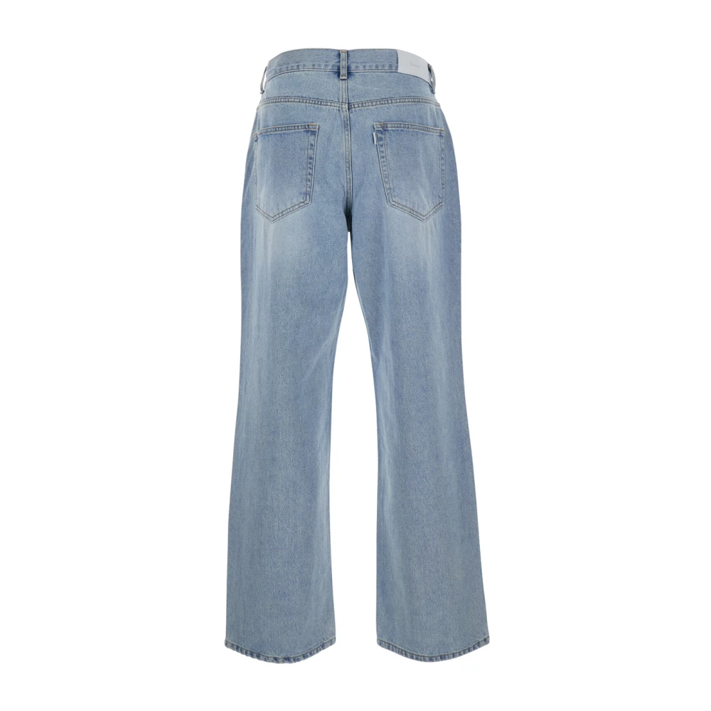 Dunst Lichtblauwe Denim Jeans met Logopatch Blue Heren