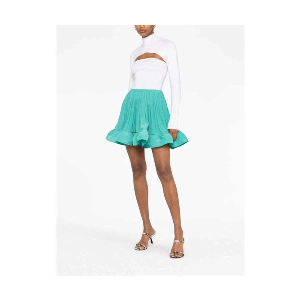 Lanvin Short Skirts Green Dames