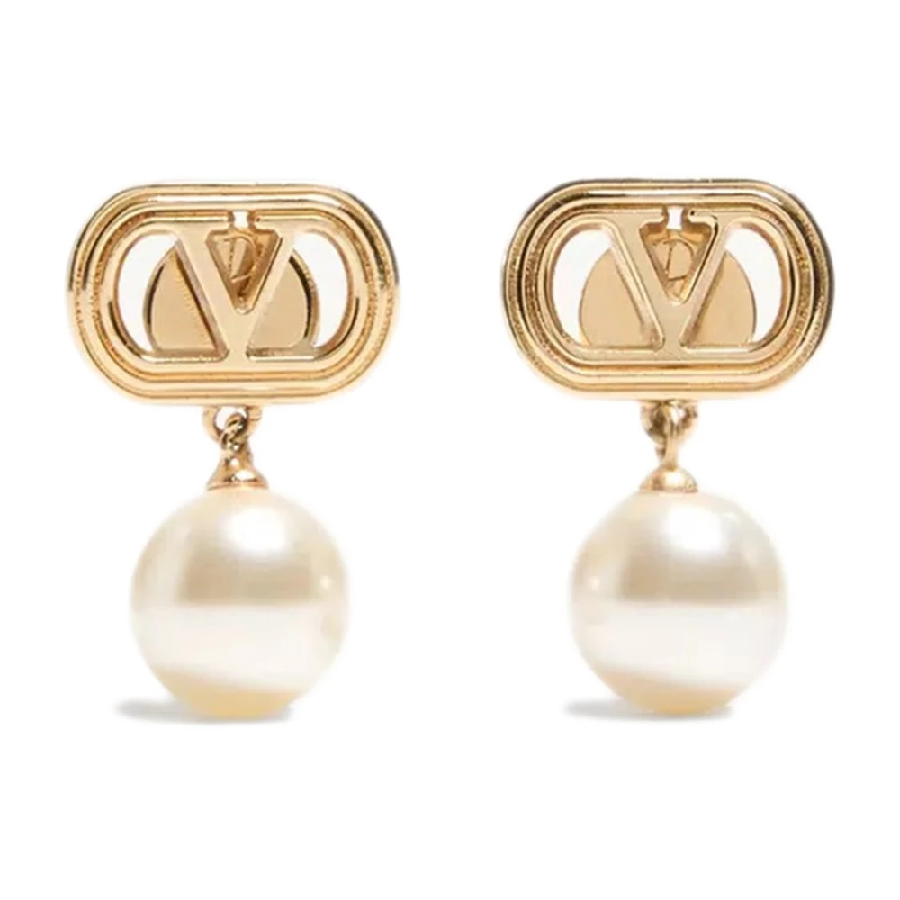 Valentino Garavani Women's Yellow Vlogo Signature Earrings