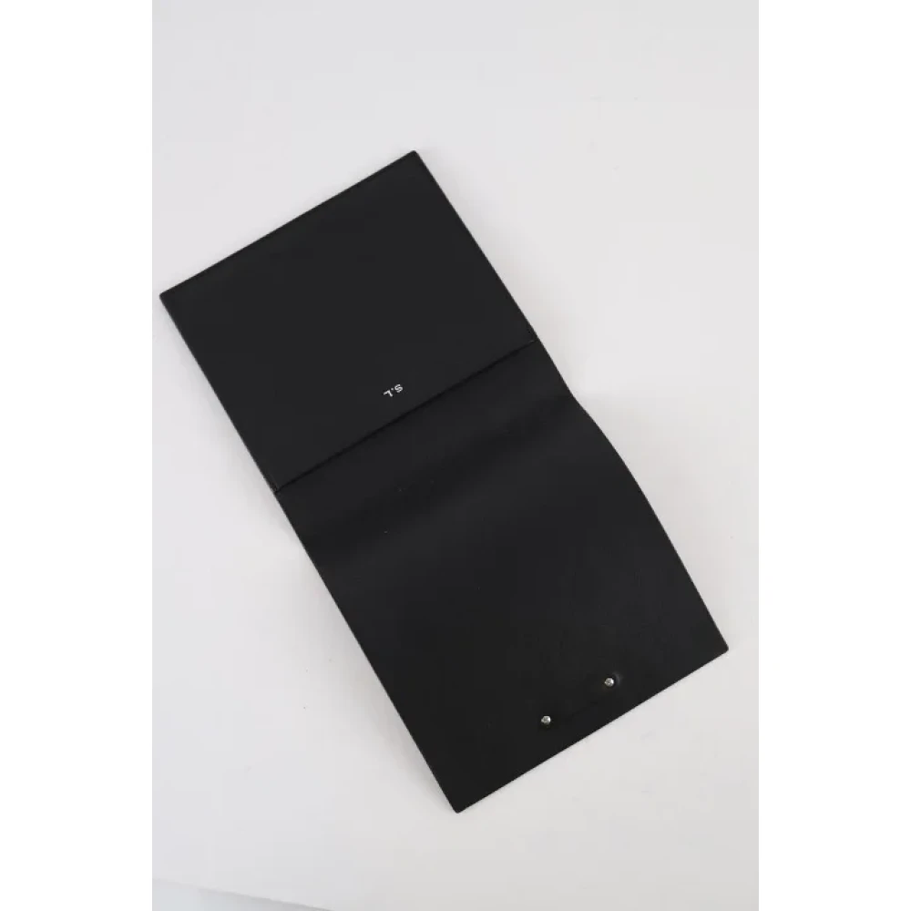 Saint Laurent Vintage Pre-owned Leather wallets Black Dames