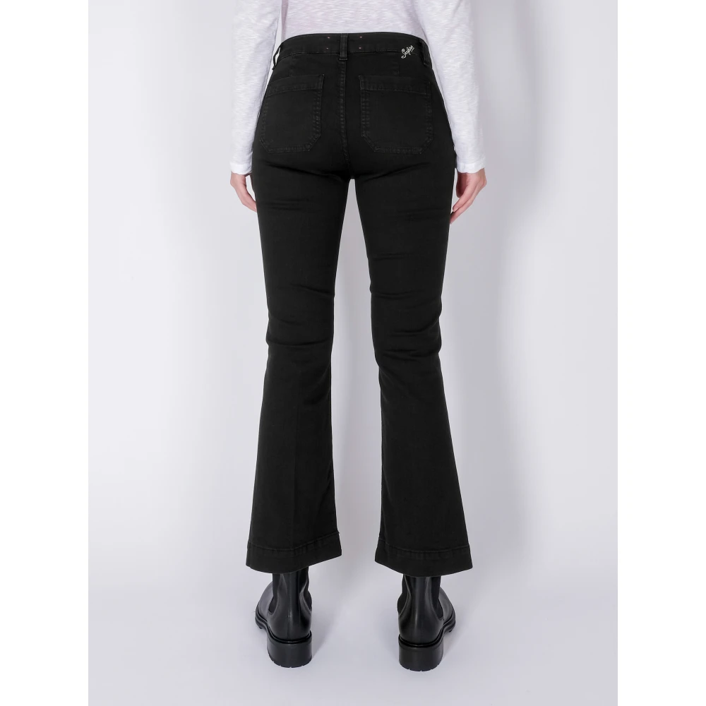 Seafarer Wijdvallende Zwarte Jeans Delphine Black Dames