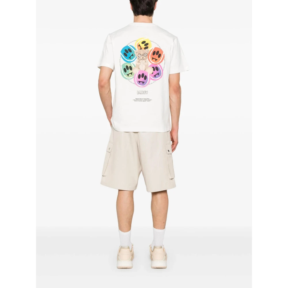 Barrow Jersey T-Shirt White Heren