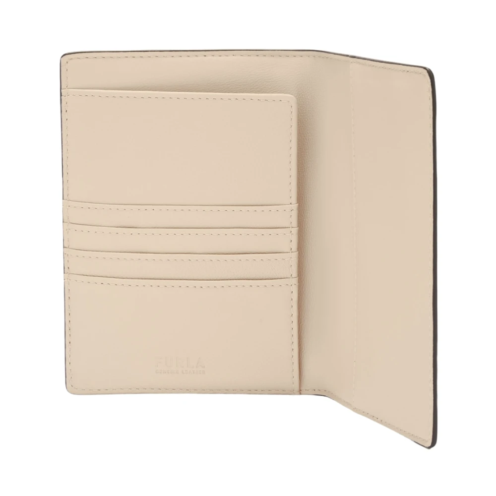 Furla Camelia Paspoorthouder Beige Dames