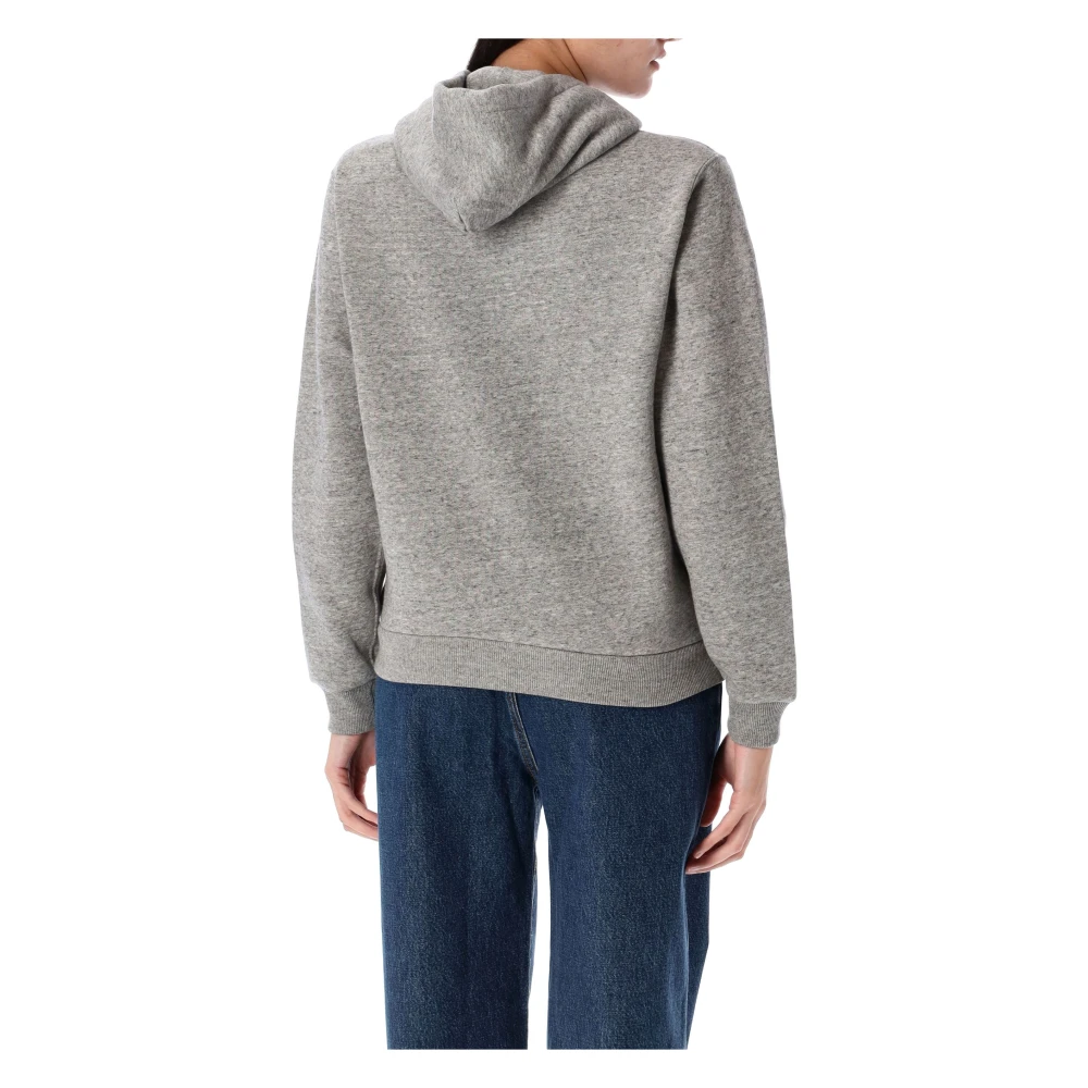 Polo Ralph Lauren Zip Hoodie voor Stijlvol Comfortabel Dragen Gray Dames