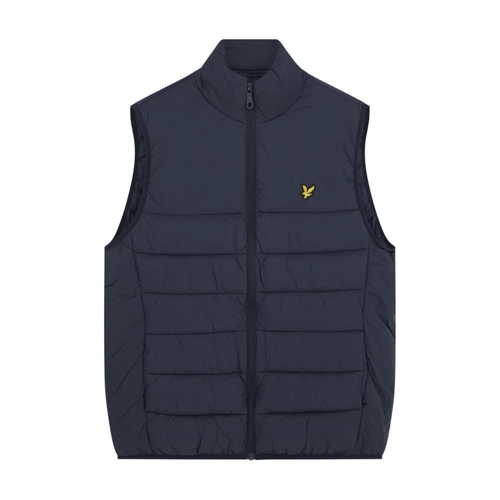 Lyle & Scott Men's Blue Light Jackets Wadded Gilet - Waistcoats - L - Jackets