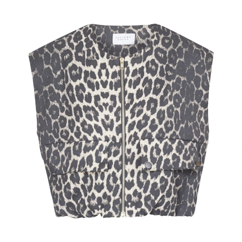 Sisters Point Stijlvolle Vest Garwin-Ve1 Brown Dames