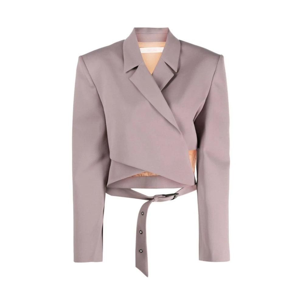 Ssheena Crossover-front Geknipte Blazer Purple Dames