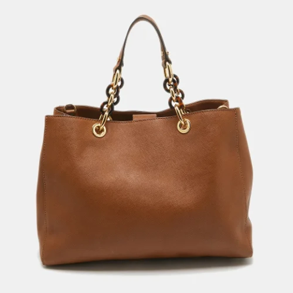 Michael Kors Pre-owned Leather handbags Brown Dames