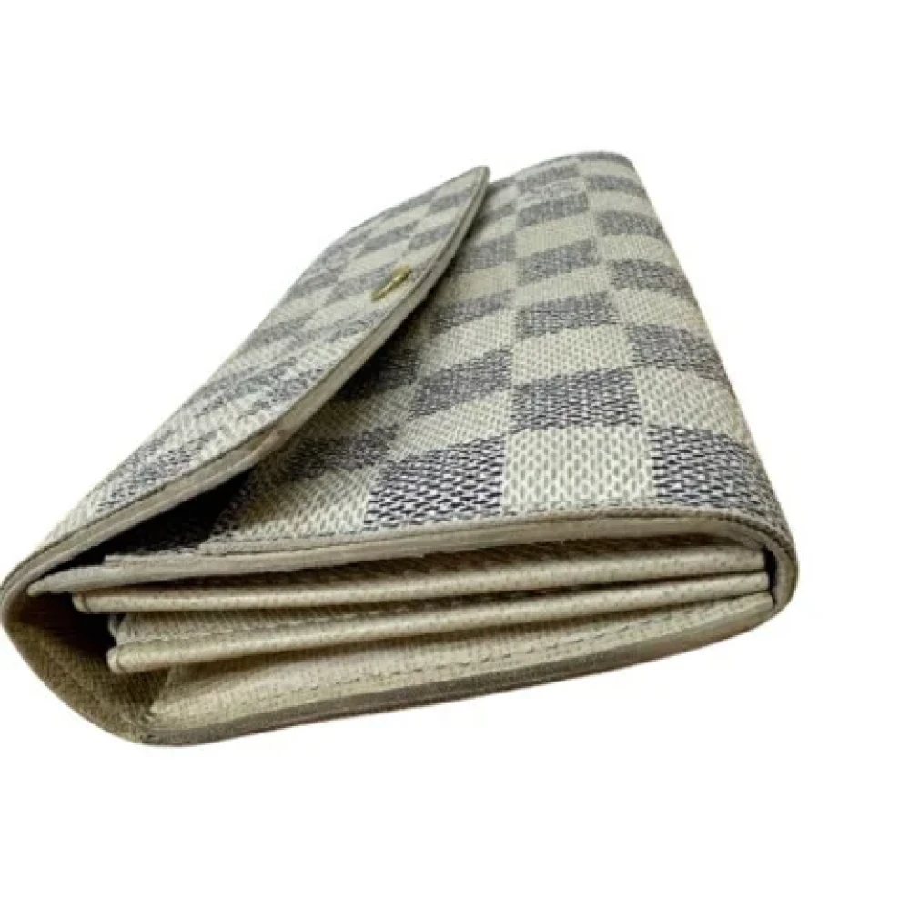 Louis Vuitton Vintage Pre-owned Canvas wallets White Dames
