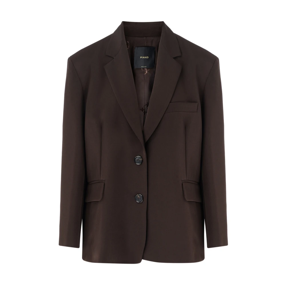 Pinko Bruine Jas Brown Dames