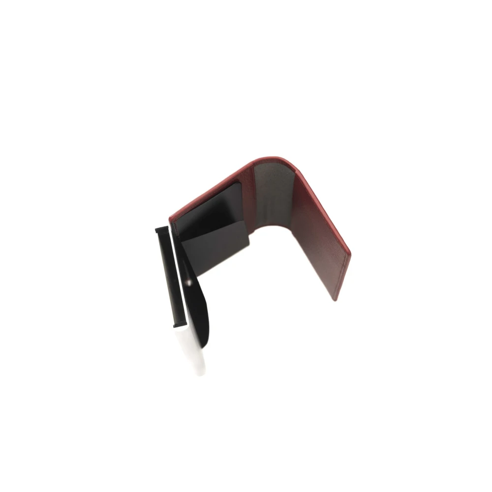 Cerruti 1881 Leren Portemonnee met Frontlogo Red Heren