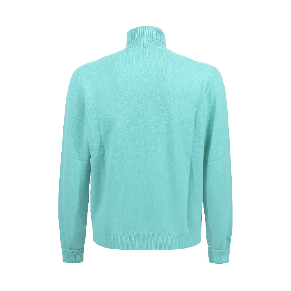Drumohr Kasjmier Coltrui Trui Aqua Groen Green Heren