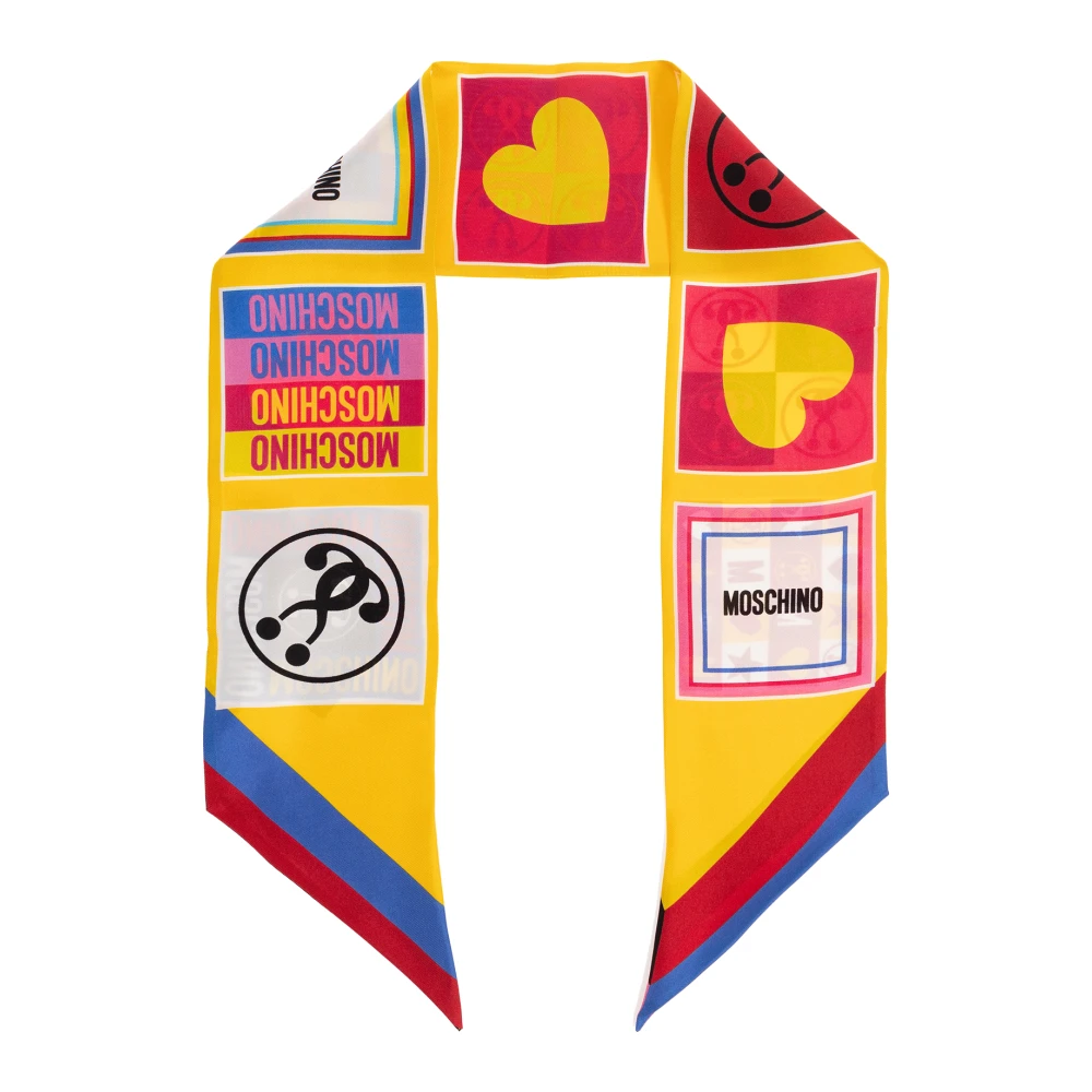 Moschino Bedrukte sjaal Multicolor Unisex