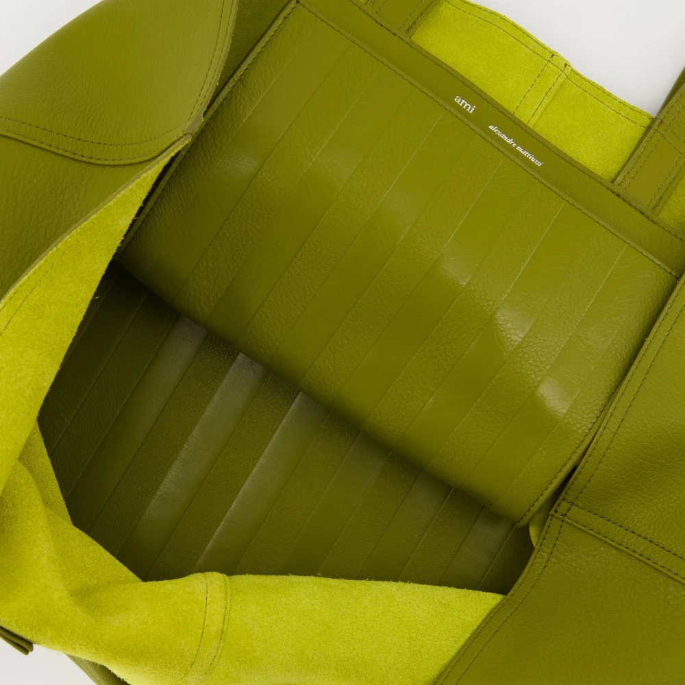 Ami Paris Groene Shopper Lente-Zomer 2025 Green Dames
