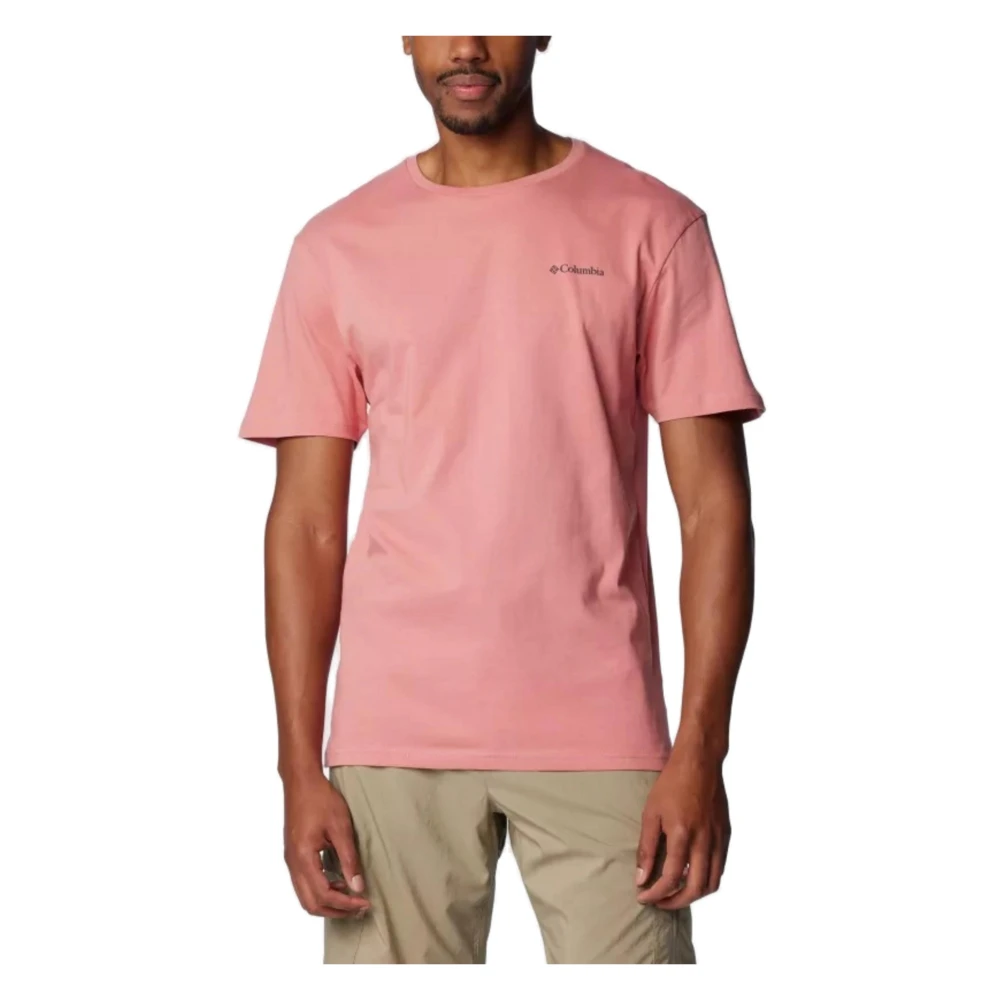 Columbia T-Shirts Pink Heren