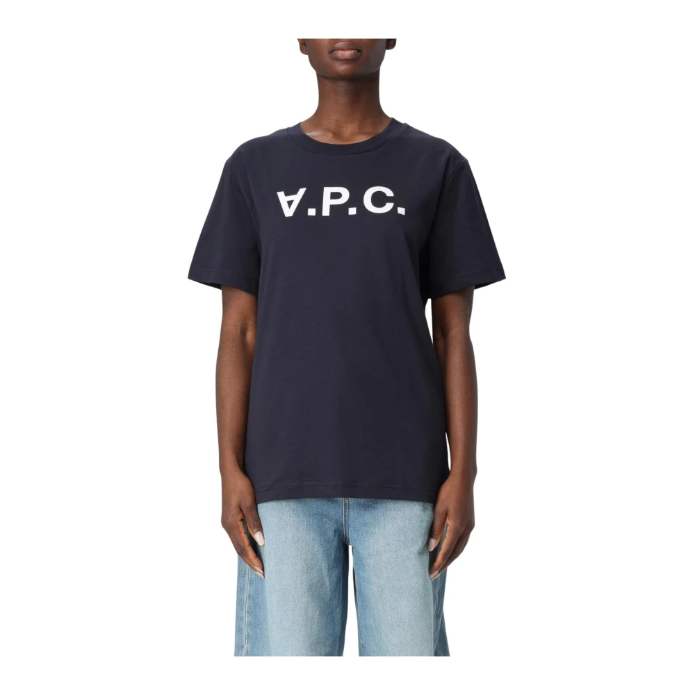 A.p.c. - Tops > T-Shirts - Blue - A.p.c. - Modalova