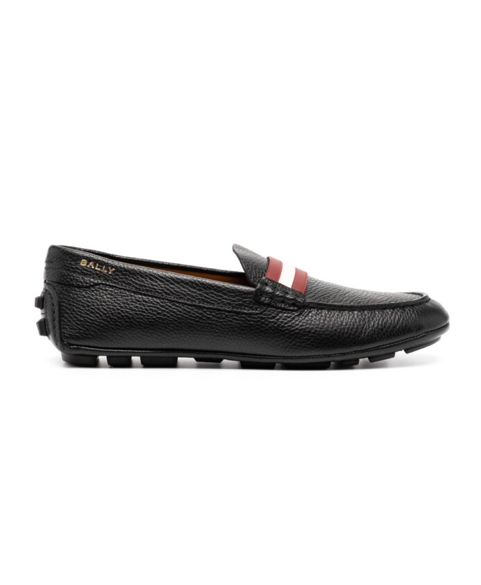 black-moccasin-with-logo