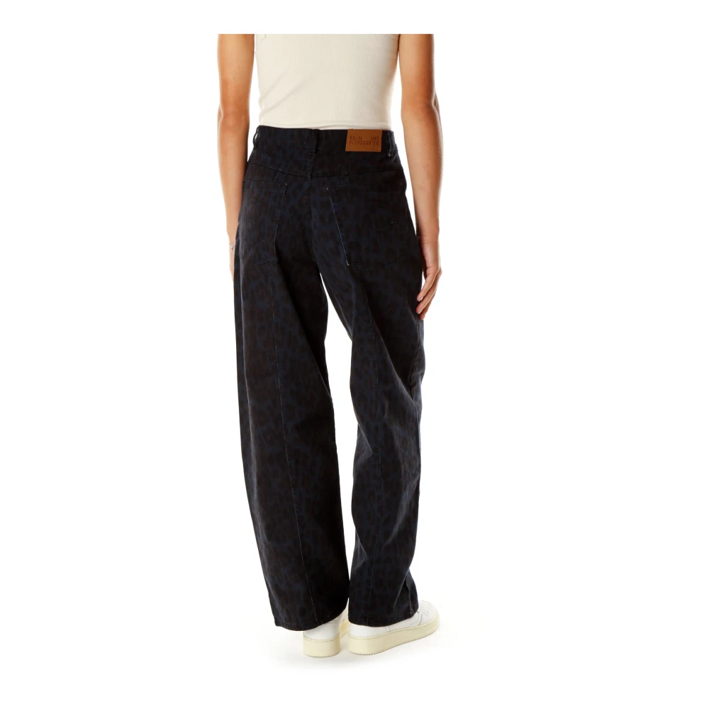 BAUM UND PFERDGARTEN Straight Fit Jeans met hoge taille Blue Dames