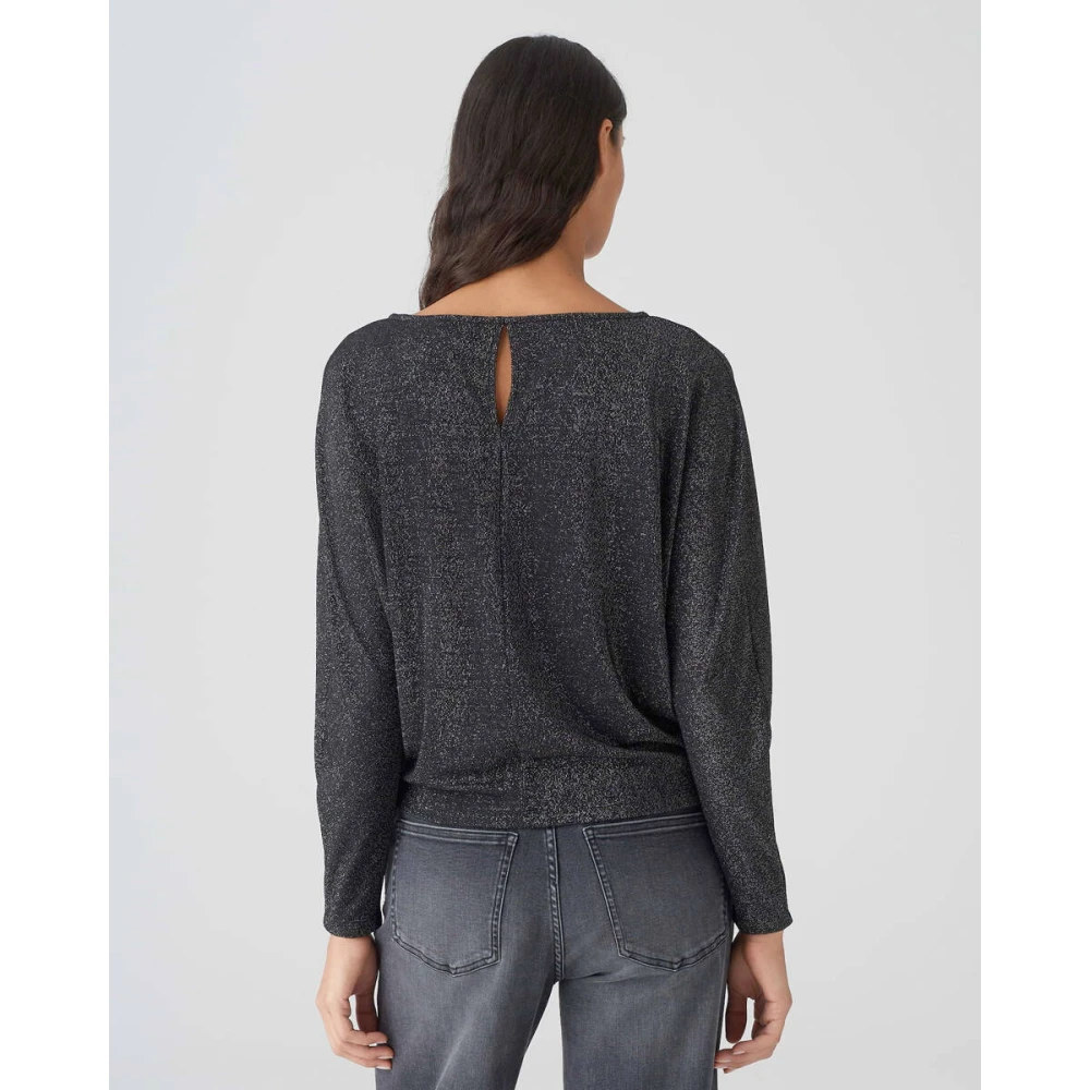 Opus Top met korte mouwen en Siglam Black Dames