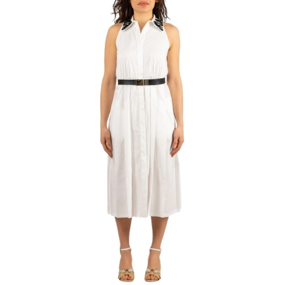Max Mara Studio - Vestido Camisero - Dresses - Mujer - Blanco - Xs