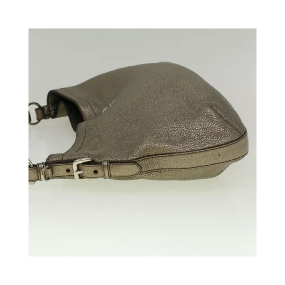 Prada Vintage Pre-owned Leather prada-bags Gray Dames