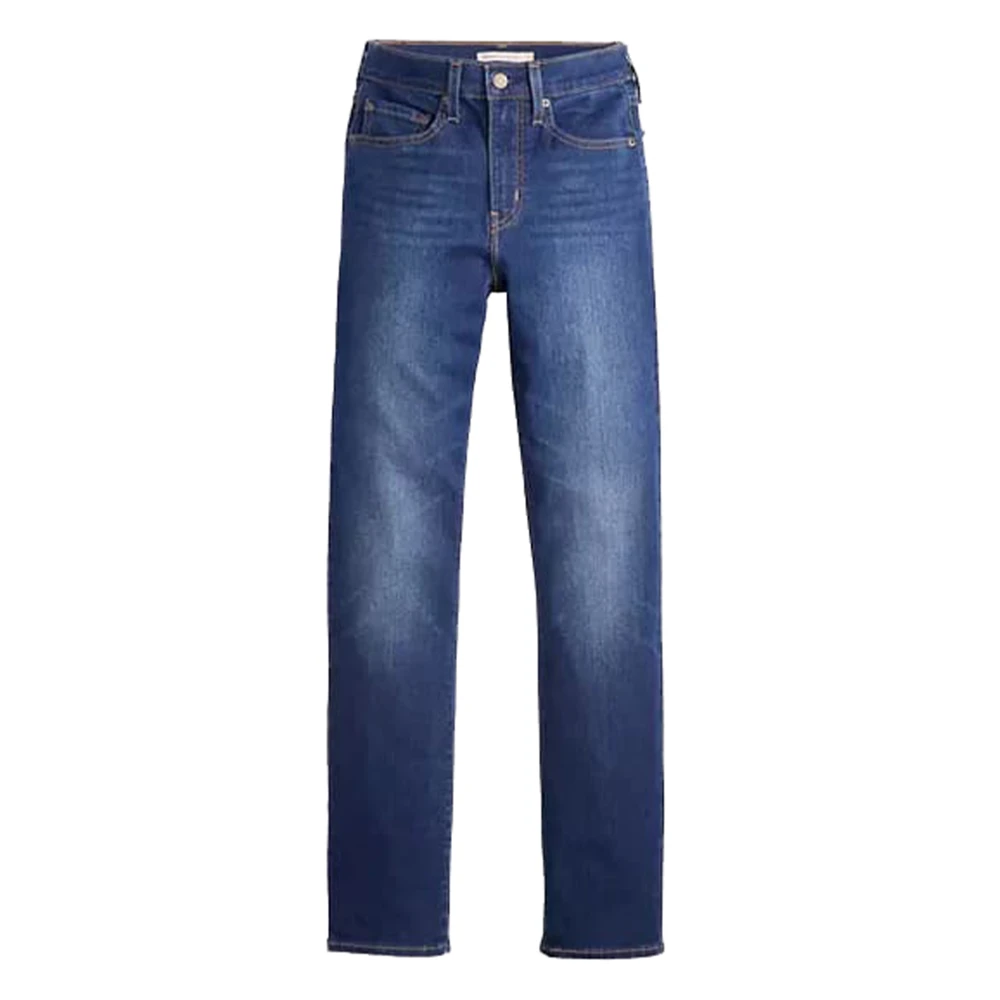 Levi's 724 High Rise Straight Blue, Dam