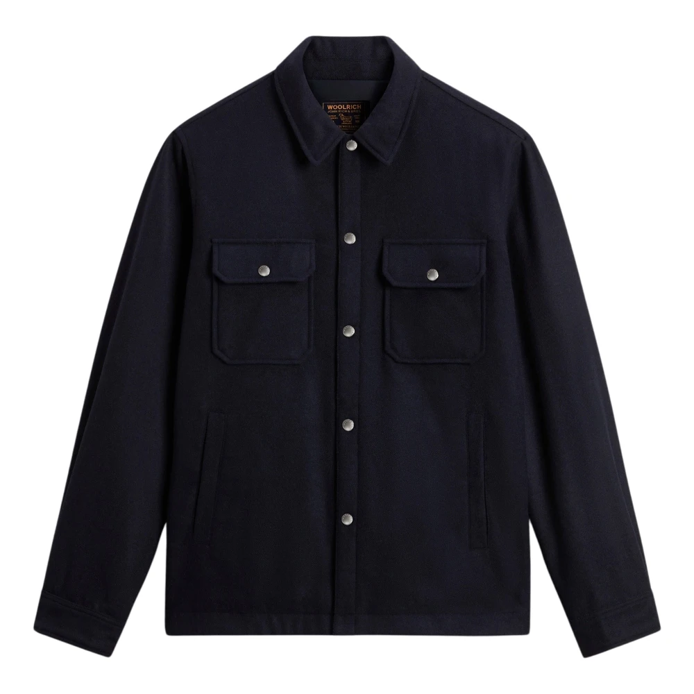 Woolrich Uomo Blu Giacche, L, New, - Immagine 4