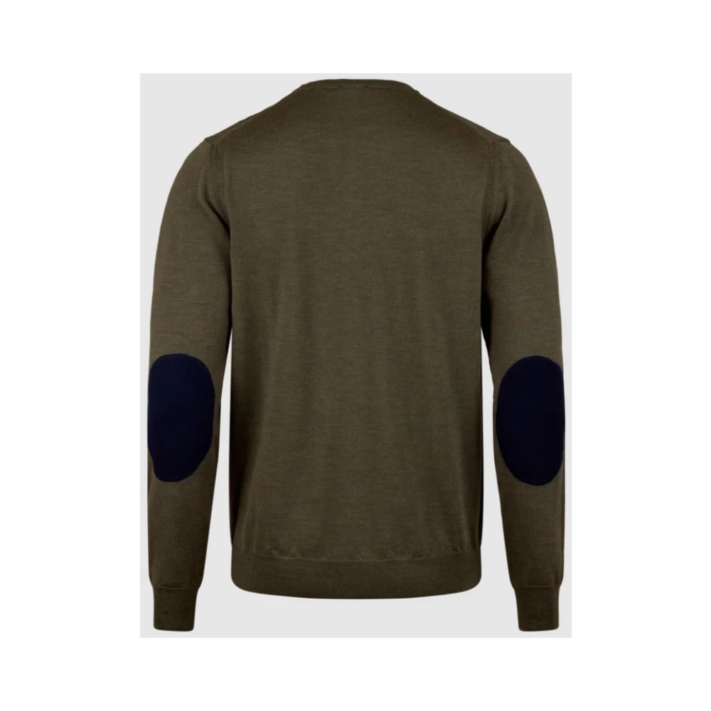 Stenströms Klassieke Pullover Sweater Green Heren