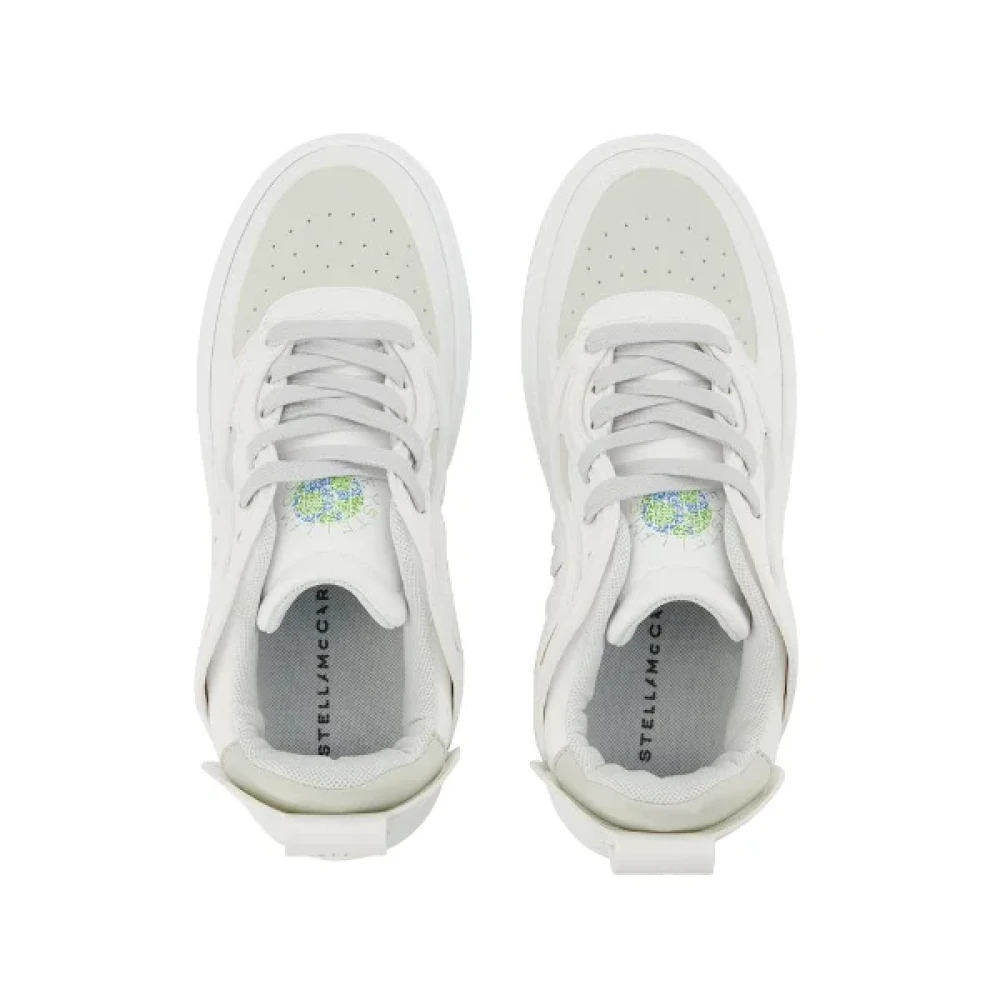 Stella McCartney Pre-owned Leather sneakers White Unisex