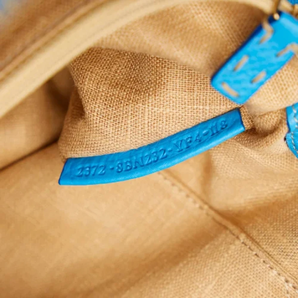 Fendi Vintage Pre-owned Leather fendi-bags Blue Dames