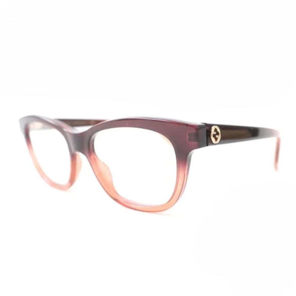 Gucci Vintage Pre-owned Fabric sunglasses Brown Dames