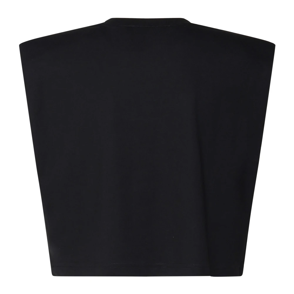 Versace Jeans Couture Vintage Zwarte Sweater met Ronde Hals Black Dames