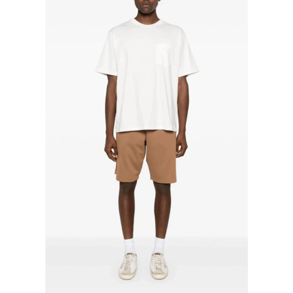 Lardini Okerbruine Track Shorts met Koord Brown Heren