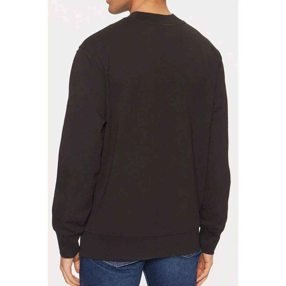 Calvin Klein Jeans Zwarte Sweater Collectie Black Heren