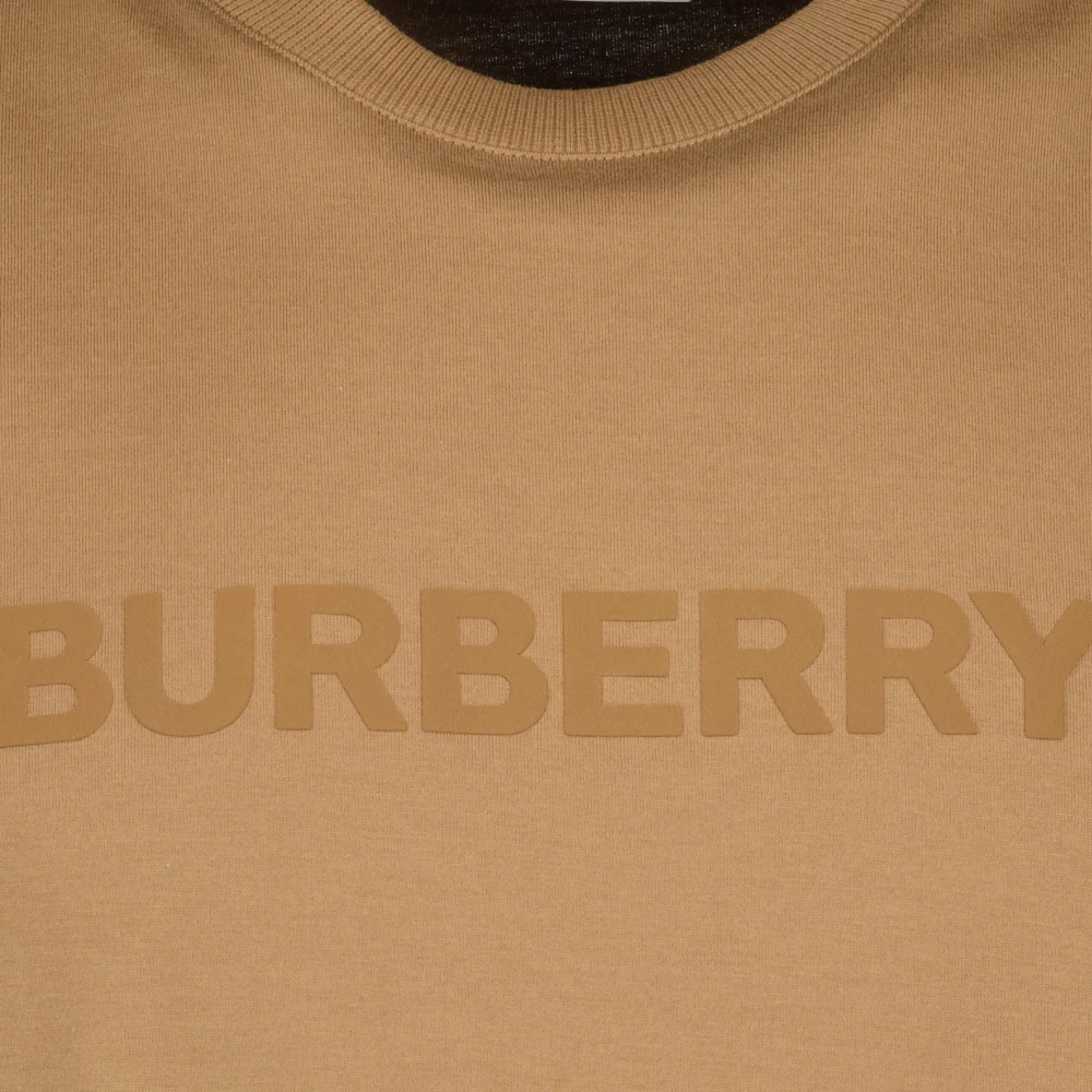 Burberry Logo T-shirt voor Casual Look Brown Heren