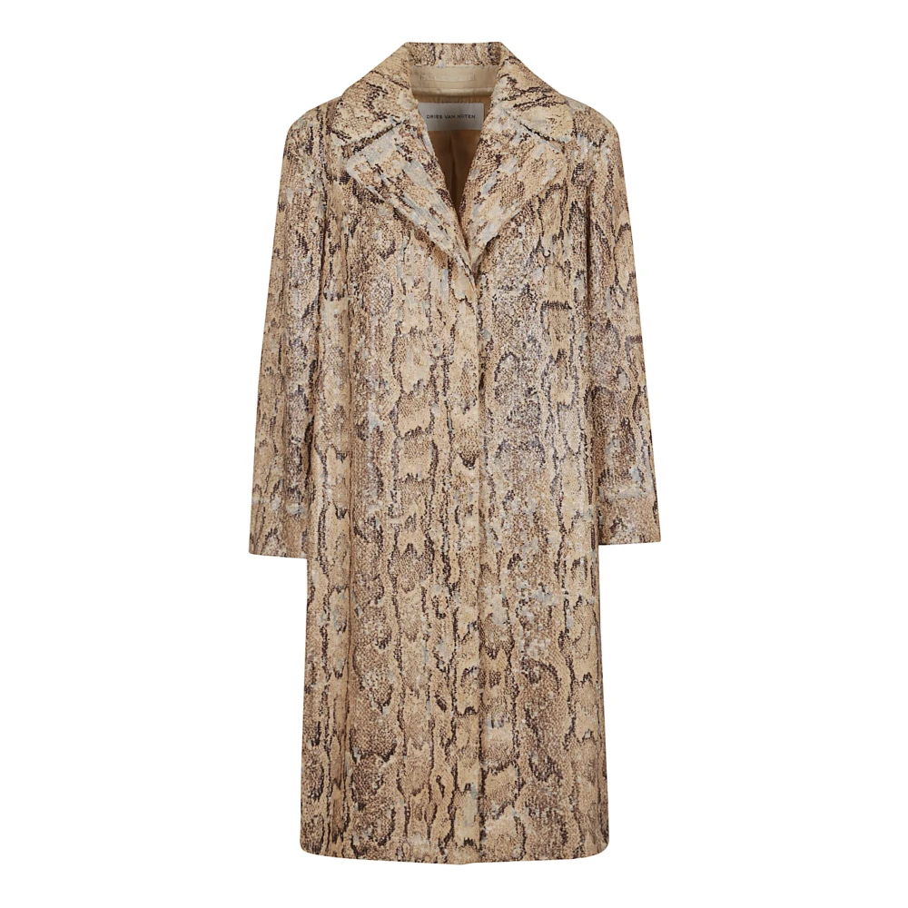 Coats > Single-Breasted Coats - - Dries Van Noten - Modalova