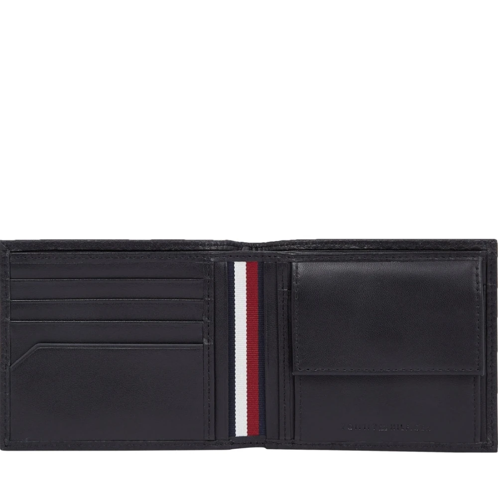 Tommy Hilfiger Zwarte Premium CC & Munt Portemonnee Black Heren