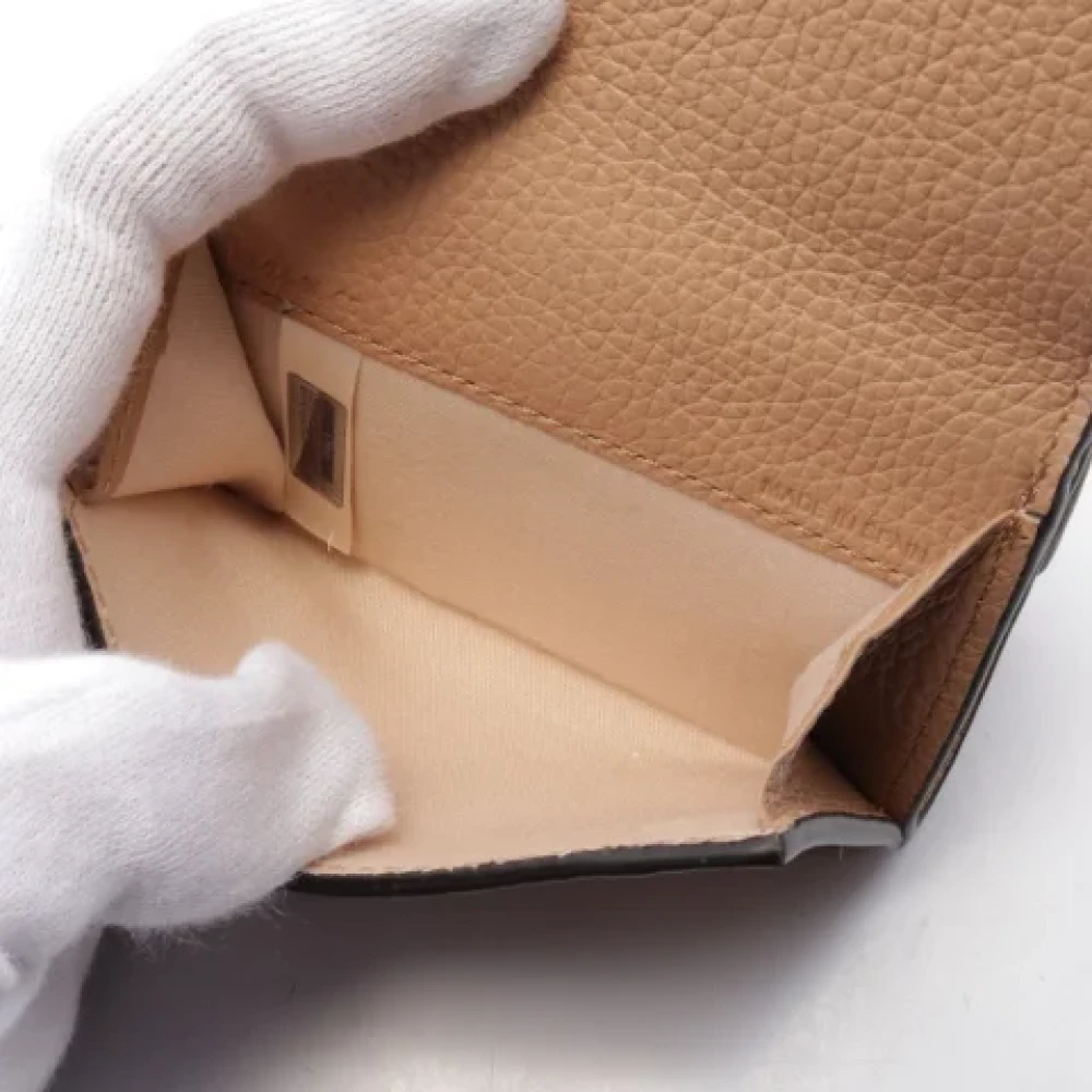 Chloé Pre-owned Leather wallets Brown Dames